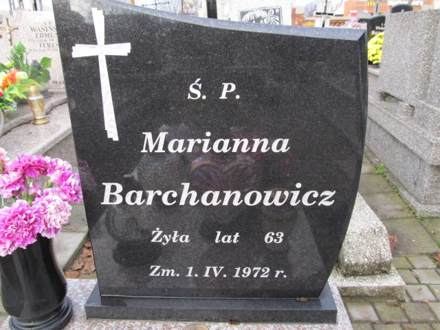 Marianna Barchanowicz Sierpc - Grobonet - Wyszukiwarka osób pochowanych
