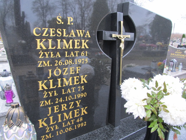 Jerzy Klimek Sierpc - Grobonet - Wyszukiwarka osób pochowanych