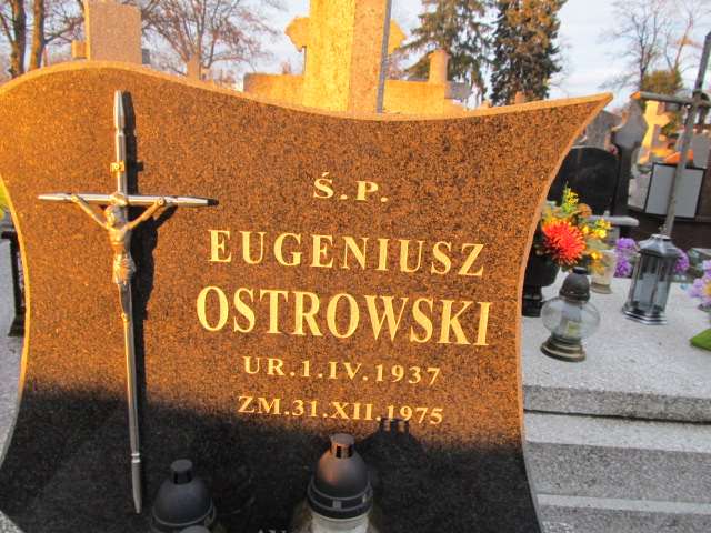 Eugeniusz Ostrowski 1937 Sierpc - Grobonet - Wyszukiwarka osób pochowanych
