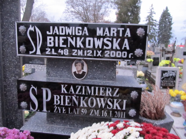 Grób Jadwiga Marta Bieńkowska