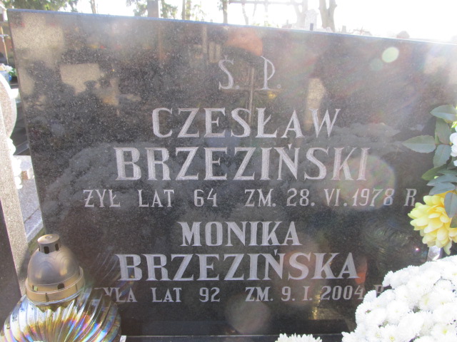 Monika Brzezińska Sierpc - Grobonet - Wyszukiwarka osób pochowanych