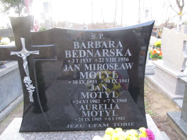 Aurelia Motyl 1905 Sierpc - Grobonet - Wyszukiwarka osób pochowanych