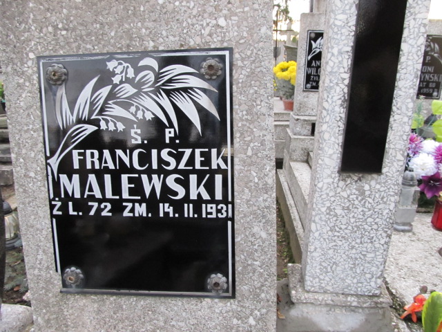 Franciszek Malewski Sierpc - Grobonet - Wyszukiwarka osób pochowanych