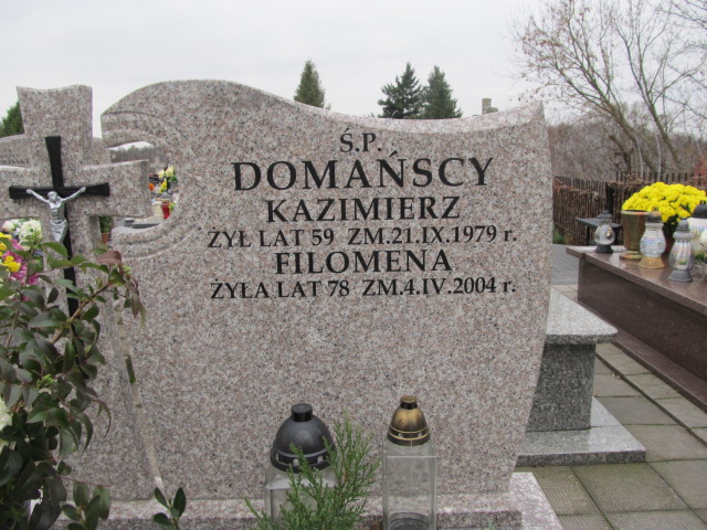 Filomena Domańska Sierpc - Grobonet - Wyszukiwarka osób pochowanych