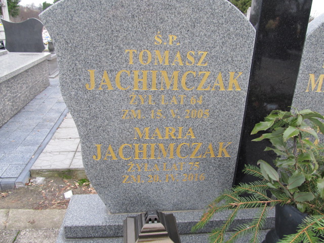 Tomasz Jachimczak Sierpc - Grobonet - Wyszukiwarka osób pochowanych