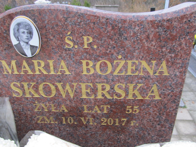 Maria Bożena Skowerska  Sierpc - Grobonet - Wyszukiwarka osób pochowanych