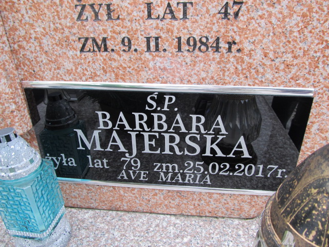 Barbara Majerska  Sierpc - Grobonet - Wyszukiwarka osób pochowanych